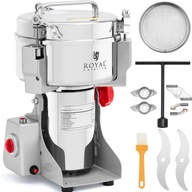 Elektrický mlynček Royal Catering RCMZ-1000N 3000 W strieborný/sivý