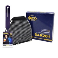 Uhlíkový kabínový filter SCT SAK201