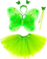 Tante Tina dievčenský kostým s motýľom – 4-dielny