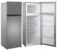 DOBRA TANIA LODÓWKA CHŁODZIARKO ZAMRAŻARKA 206L LED 143cm INOX