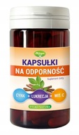 KAPSULE Na Imunitu 90 kapsúl zinok sladké drievko vitamín C Herbapol