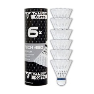 Волани для бадмінтону TALBOT TORRO Tech 450 Medium 6 шт - білі