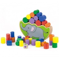 Drevený balančný slon - arkádová hra Viga