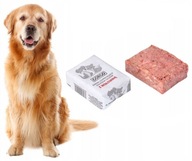 Karma dla psa mokra mięso mrożone surowe wołowina drób witaminy BARF 10kg