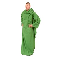 Deka Župan Hrášok deka s rukávmi zelená