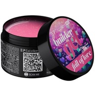 Excellent PRO Effect Budující Gel na nehty se třpytkami Full Of Love 30 g