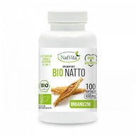 Bio Natto Vitamín K2MK7 Ekologické Žily Ateroskleróza 100 Kaps 650mg NatVita