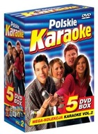 POĽSKÉ KARAOKE vol.2 HITY MEGA KOLEKCIA 5xDVD