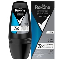 REXONA MEN Maximum Protection Antiperspirant Roll-on Clean Scent 50 ml