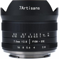 Obiektyw 7Artisans 7.5mm F2.8 II Canon EOSM