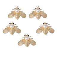 5 złota perła pszczoła stop kryształowa perła zdobienie DIY etui na telefon Craft