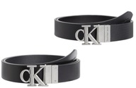 CALVIN KLEIN DAMSKI PASEK 2w1 ROUND CZARNY r.85