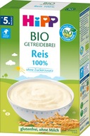 Hipp Bio B/mleczna Kaszka Płatki Ryżowe B/Glutenu 5m