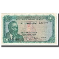Banknot, Kenia, 10 Shillings, 1969, 1969-07-01, KM