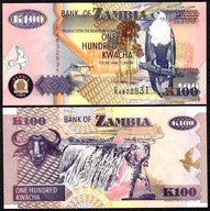 ZAMBIA, 100 KWACHA 1992 Pick 38b