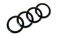 Emblemat logo do Audi Black Glossy Tył 192 mm