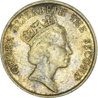 Moneta, Hong Kong, Elizabeth II, 10 Cents, 1985, R