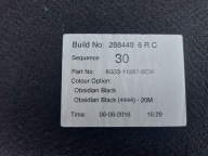 upholstery mats ASTON MARTIN VANTAGE 16r 6G33-11587-BCW