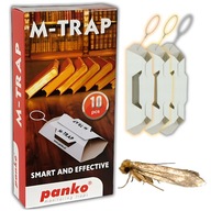 RAGASZTÓS CSAPDA CSAPDA RUHÁZATI MOLYOKHOZ HATÉKONY RAGACSOS MEDÁL 10 DB