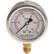 Manométer 63, G1/4 alsó csatlakozás, 0-10 bar