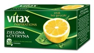 Herbata Vitax Zielona i Cytryna Inspirations /20t