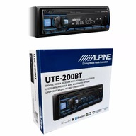 RADIO SAMOCHODOWE ALPINE UTE-200BT 1-DIN