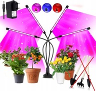 Niello 4-głowicowa lampa LED do uprawy roślin USB pełne spektrum