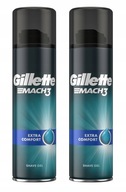 Gillette Mach3 Extra Comfor Gél na holenie 2x200ml