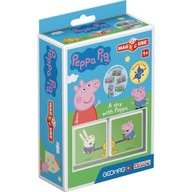 Magnetické kocky Geomag Magicube Peppa Pig A day with Peppa 2 ks