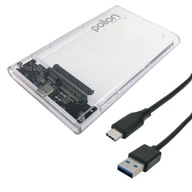 Kieszeń obudowa dysku HDD/SSD 2,5'' SATA USB-C 3.2