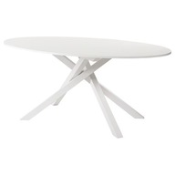 IKEA MARIEDAMM Stôl imit kameň biely 180x100 cm