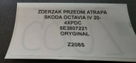 front bumper grille SKODA OCTAVIA IV 20- 4XPDC original 5E3807221