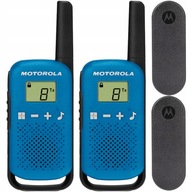 Krátkovlnné vysielačky Motorola T42 modré 2 ks