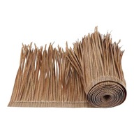 Umelé rolky z palmového plechu Odolné viacúčelové slamená strecha Marhuľová farba