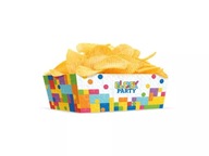 Pudełko na chipsy, Klocki - Block Party, 6 cm x 15 cm, 3 szt.