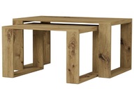 Nábytok Konferenčný stolík lavica A-7 2v1 veľký artisan 90x50x45cm produkt poľský