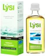 LYSI tran islandzki smak cytrynowo- miętowy KWASY OMEGA 240 ml