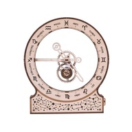 Wood Trick Levitujúce hodiny Kinetic Clock Zodiac Drevené Puzzle 3D