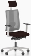 Ergonomiczny fotel biurowy obrotowy NAVIGO MESH FST W brązowy Nowy Styl