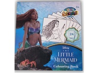 Mini Omaľovánka Disney Morská panna Ariel, 24 obrázkov