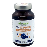 Biowen Zinc 3X Immunity Zinok Complex+ 100 kapsúl Vege 3 Formy zinku