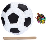 PINIATA piłka nożna football 90 cm dodatki