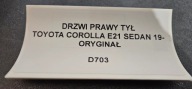 Tür rechts heck TOYOTA COROLLA E21 Sedan 19- Original
