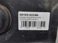 blende abdeckung unterfahrschutz abdeckung TOYOTA COROLLA E21 / 58165-02340