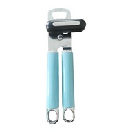 Can opener manual can opener bottle opener blue