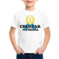 Chłopak na medal - koszulka dziecięca - 1-2