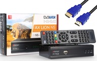 Dekoder DVB-T2 Tuner TV Opticum Lion NS Kablowej DVB-C + Prezent Kabel HDMI
