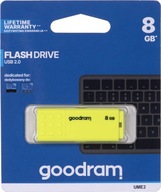 Pendrive GoodRam UME2 UME2-0080Y0R11 - 8GB USB 2.0 kolor żółty -