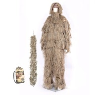 Dospelí Ghillie Suit Nohavice Bunda Ľahký odevný odev Uniform Set 190