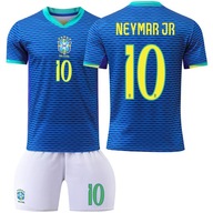 2024NOVÝ KOMPLET FUTBALOVÝ DRES BRAZÍLČANKY NEYMAR JR. NO.10 DIEŤA